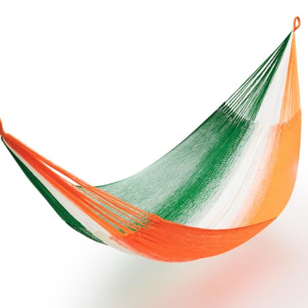 Jumbo double hammock in Irish flag colours