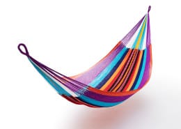 Colourful strong double hammock